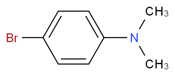 4-bromo-N,N-dimethylaniline_分子结构_CAS_586-77-6
