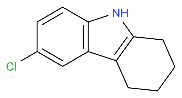 6-chloro-2,3,4,9-tetrahydro-1H-carbazole_分子结构_CAS_36684-65-8