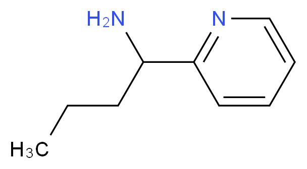 1-(pyridin-2-yl)butan-1-amine_分子结构_CAS_)