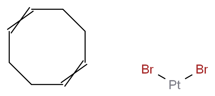 cycloocta-1,5-diene; dibromoplatinum_分子结构_CAS_12145-48-1