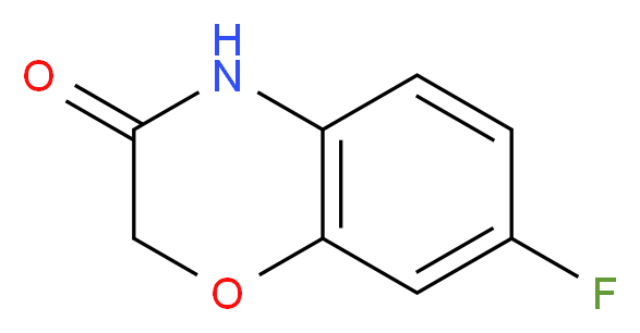 7-Fluoro-2H-1,4-benzoxazin-3(4H)-one_分子结构_CAS_103361-99-5)