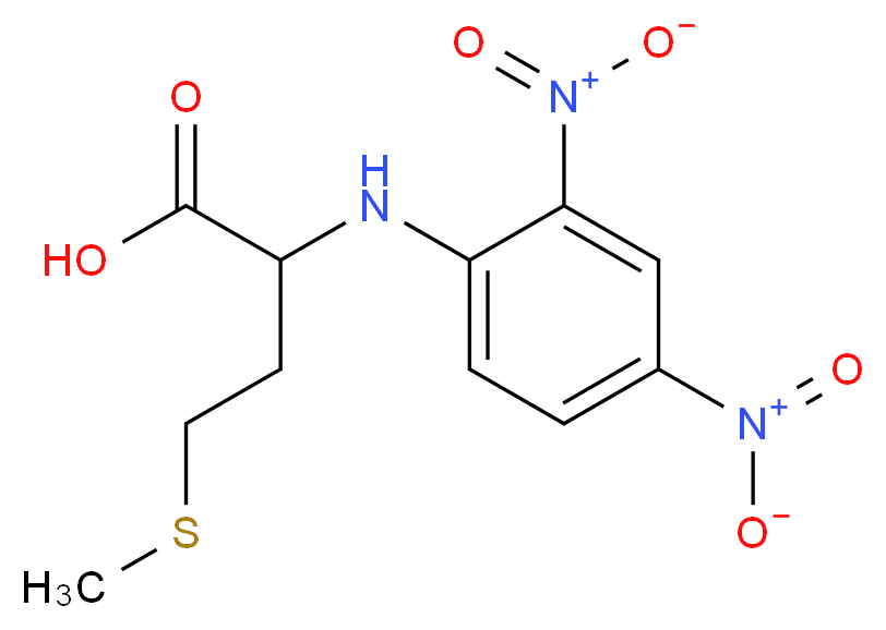 DNP-DL-methionine_分子结构_CAS_1655-53-4)