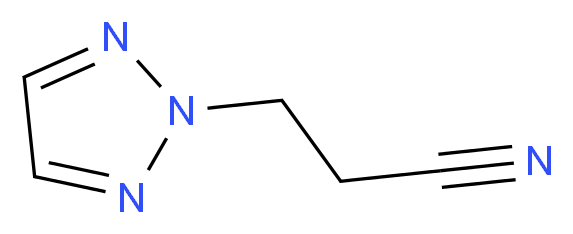 3-(2H-1,2,3-triazol-2-yl)propanenitrile_分子结构_CAS_4320-93-8)