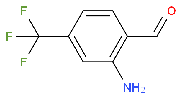 2-amino-4-(trifluoromethyl)benzaldehyde_分子结构_CAS_109466-88-8