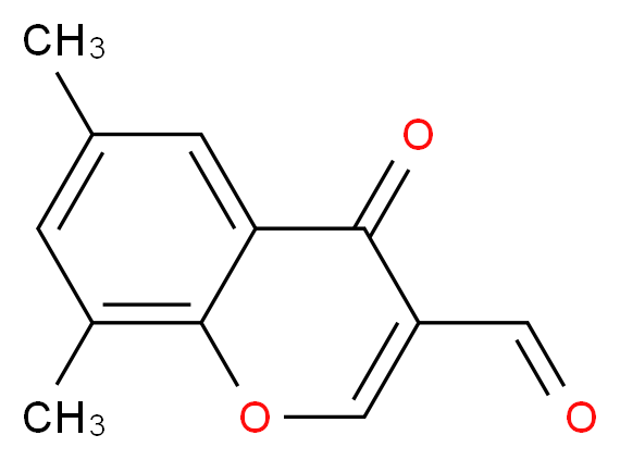 6,8-Dimethyl-4-oxo-4H-chromene-3-carbaldehyde_分子结构_CAS_42059-75-6)