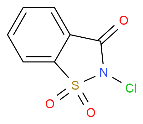 N-氯邻磺酰苯甲酰亚胺_分子结构_CAS_14070-51-0)