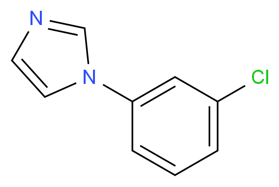 1-(3-Chlorophenyl)imidazole_分子结构_CAS_51581-52-3)