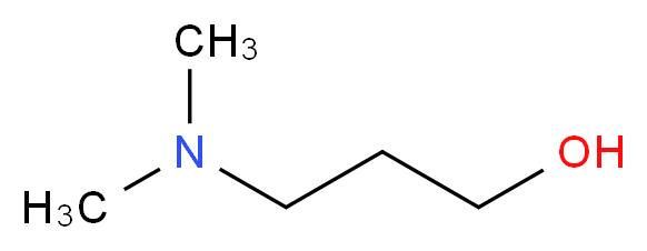 3-(dimethylamino)propan-1-ol_分子结构_CAS_3179-63-3