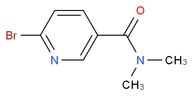 6-Bromo-N,N-dimethylnicotinamide_分子结构_CAS_)