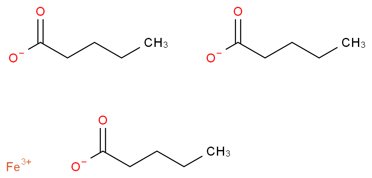 FERRIC VALERATE_分子结构_CAS_10450-56-3)