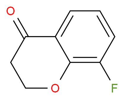 8-fluoro-3,4-dihydro-2H-1-benzopyran-4-one_分子结构_CAS_)