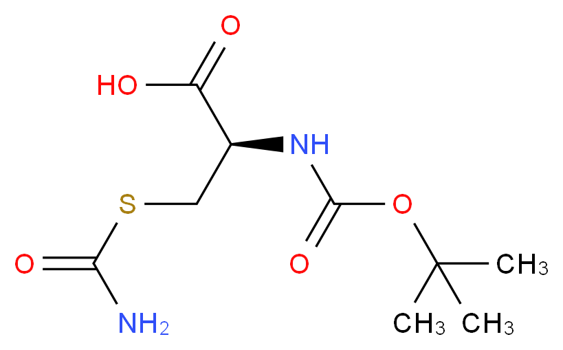 Boc-S-carbamoyl-L-cysteine_分子结构_CAS_)
