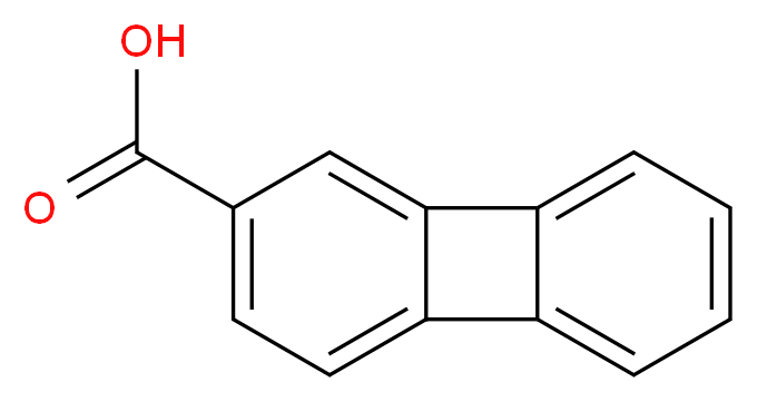 biphenylene-2-carboxylic acid_分子结构_CAS_93103-69-6