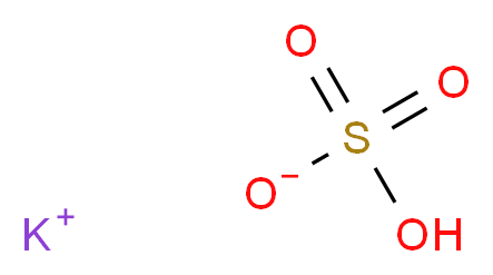 POTASSIUM HYDROGEN SULFATE_分子结构_CAS_7646-93-7)