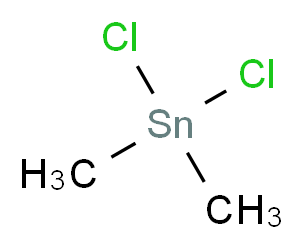 二甲基二氯化锡_分子结构_CAS_753-73-1)
