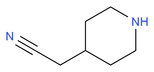 4-piperidinylacetonitrile_分子结构_CAS_202002-66-2)