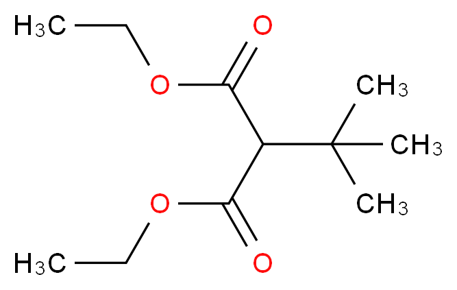 叔丁基丙二酸二乙酯_分子结构_CAS_759-24-0)