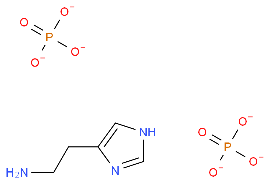2-(1H-imidazol-4-yl)ethan-1-amine diphosphate_分子结构_CAS_51-74-1