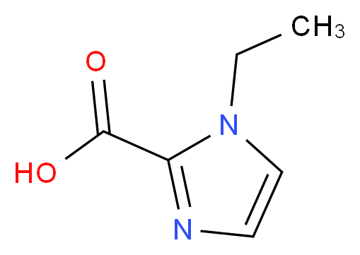 1-ethyl-1H-imidazole-2-carboxylic acid_分子结构_CAS_750598-99-3