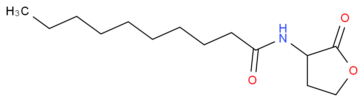 N-Decanoyl-DL-homoserine lactone_分子结构_CAS_106983-36-2)