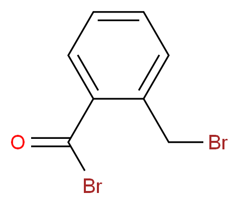 2-(bromomethyl)benzoyl bromide_分子结构_CAS_40819-28-1