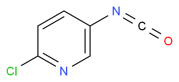 2-(Chloropyridin-5-yl) isocyanate_分子结构_CAS_125117-96-6)