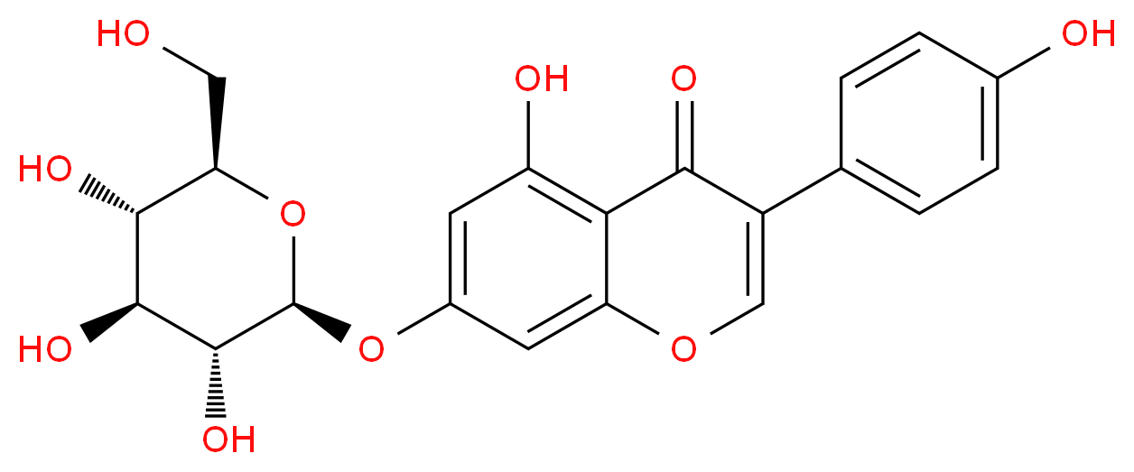 Genistin_分子结构_CAS_529-59-9)