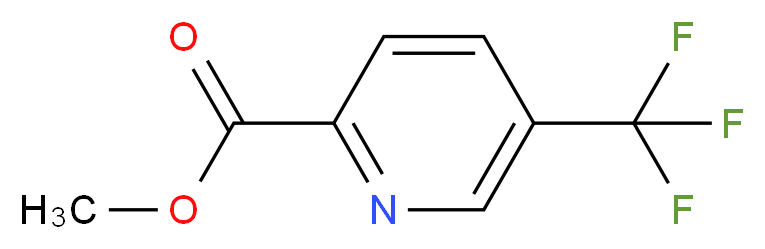 5-Trifluoromethyl-pyridine-2-carboxylic acid methyl ester_分子结构_CAS_124236-37-9)