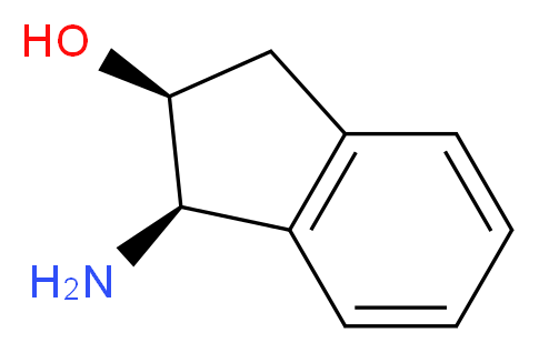 (1R,2S)-1-amino-2,3-dihydro-1H-inden-2-ol_分子结构_CAS_136030-00-7)