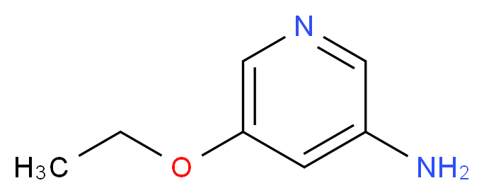 5-ethoxypyridin-3-amine_分子结构_CAS_51468-00-9