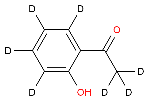 1-[2-hydroxy(<sup>2</sup>H<sub>4</sub>)phenyl](<sup>2</sup>H<sub>3</sub>)ethan-1-one_分子结构_CAS_1189865-36-8