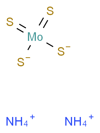 四硫代钼酸铵_分子结构_CAS_15060-55-6)