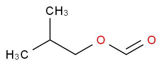 甲酸异丁酯_分子结构_CAS_542-55-2)