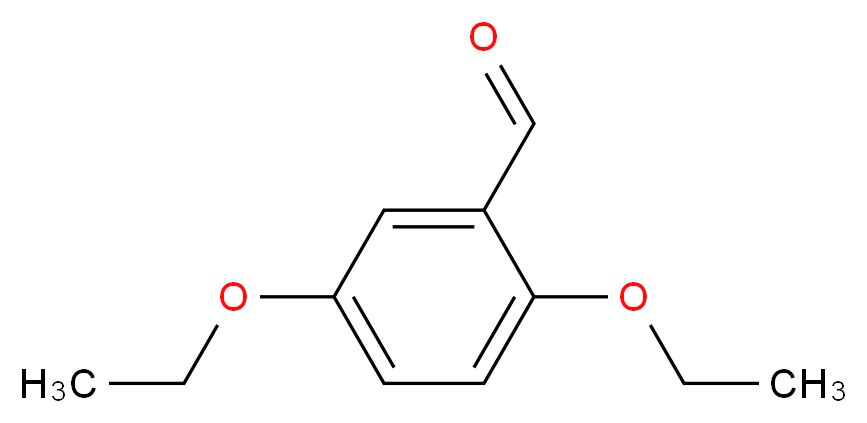 2,5-二乙氧基苯甲醛_分子结构_CAS_4686-98-0)
