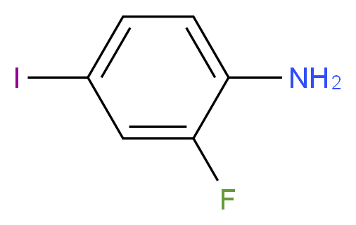 2-氟-4-碘苯胺_分子结构_CAS_29632-74-4)