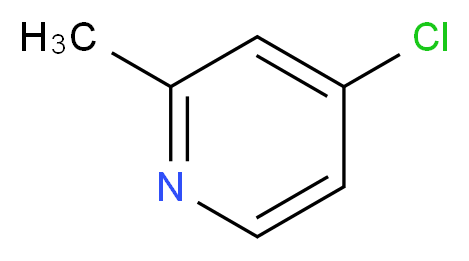 4-Chloro-2-methylpyridine_分子结构_CAS_3678-63-5)