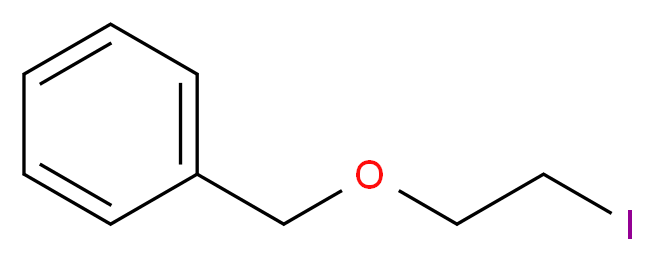 [(2-iodoethoxy)methyl]benzene_分子结构_CAS_54555-84-9