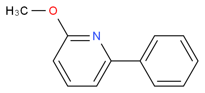 2-Methoxy-6-phenylpyridine_分子结构_CAS_35070-08-7)