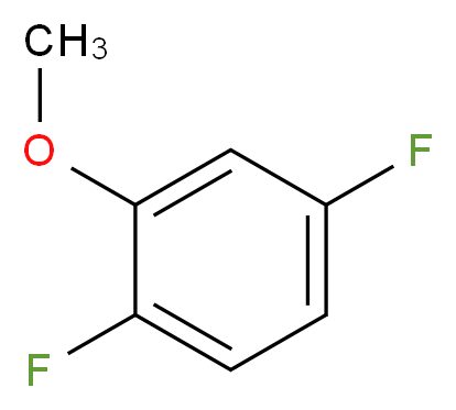 1,4-difluoro-2-methoxybenzene_分子结构_CAS_75626-17-4
