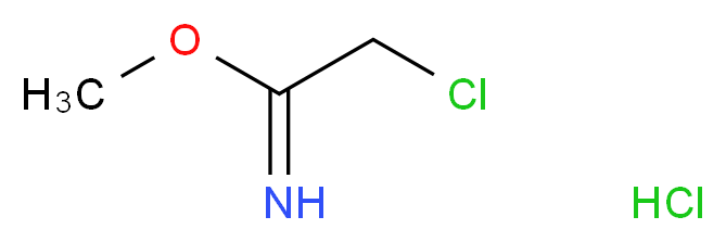 methyl 2-chloroethanecarboximidate hydrochloride_分子结构_CAS_70737-12-1