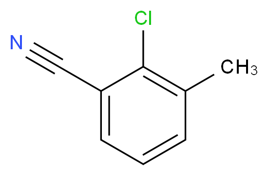 2-Chloro-3-methylbenzonitrile_分子结构_CAS_15013-71-5)