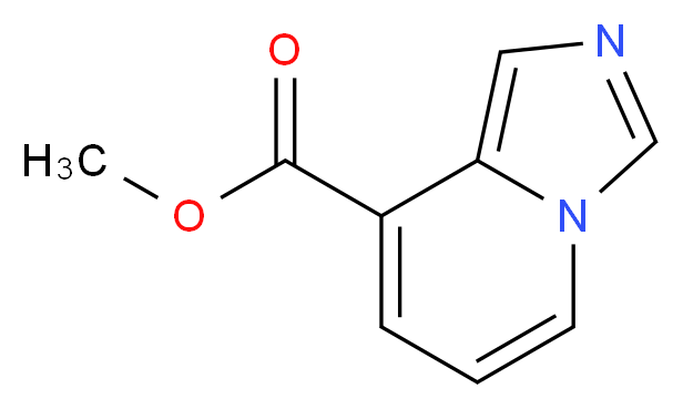 methyl imidazo[1,5-a]pyridine-8-carboxylate_分子结构_CAS_151509-02-3