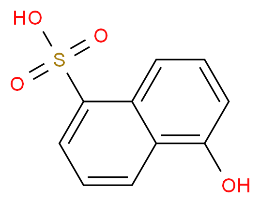 1-naphthol-5-sulfonic acid_分子结构_CAS_117-59-9)