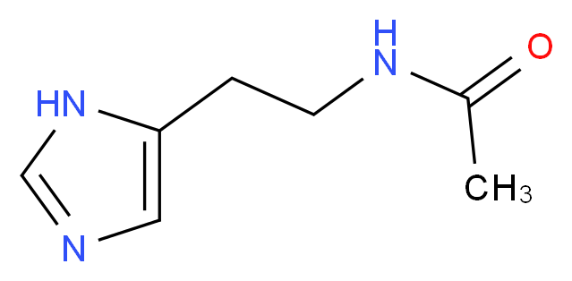 N-&omega;-ACETYLHISTAMINE_分子结构_CAS_673-49-4)