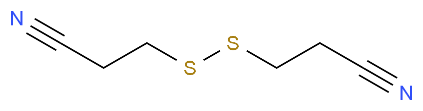 3,3′-二硫代二(丙腈)_分子结构_CAS_42841-31-6)