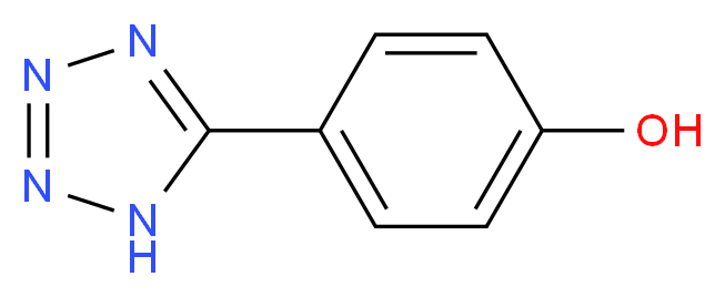 4-(1H-四唑-5-基)苯酚_分子结构_CAS_51517-88-5)