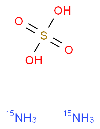 sulfuric acid di(<sup>1</sup><sup>5</sup>N)amine_分子结构_CAS_43086-58-4