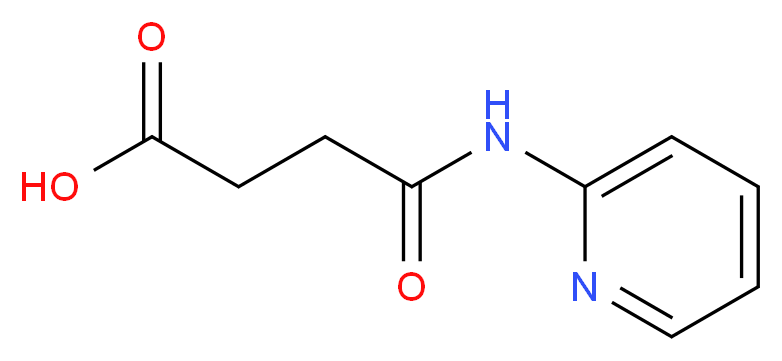 3-[(pyridin-2-yl)carbamoyl]propanoic acid_分子结构_CAS_62134-49-0