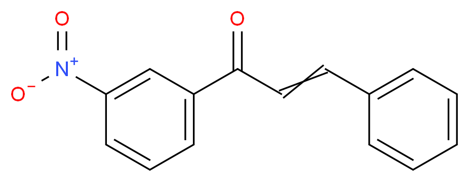 1-(3-nitrophenyl)-3-phenylprop-2-en-1-one_分子结构_CAS_16619-21-9