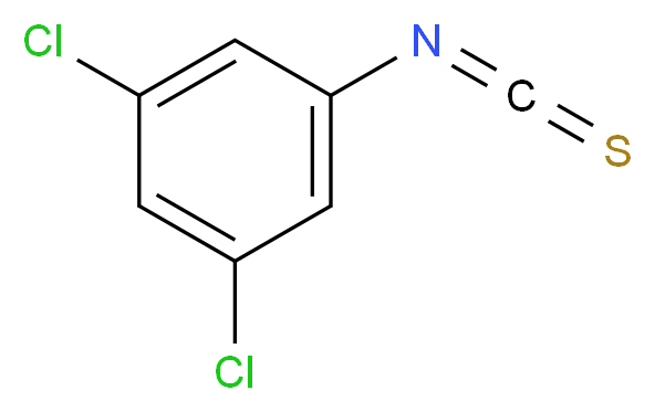 1,3-dichloro-5-isothiocyanatobenzene_分子结构_CAS_6590-93-8